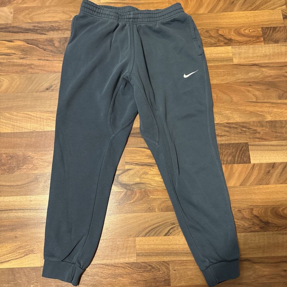 Vintage Unisex Teal Nike Swoosh Sweatpants Size Medium